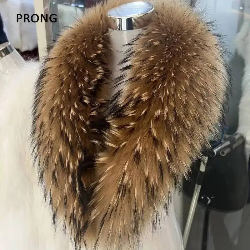 Winter Clothing Design - Natürliche Waschbären Pelz Kragen Echtpelz Schal