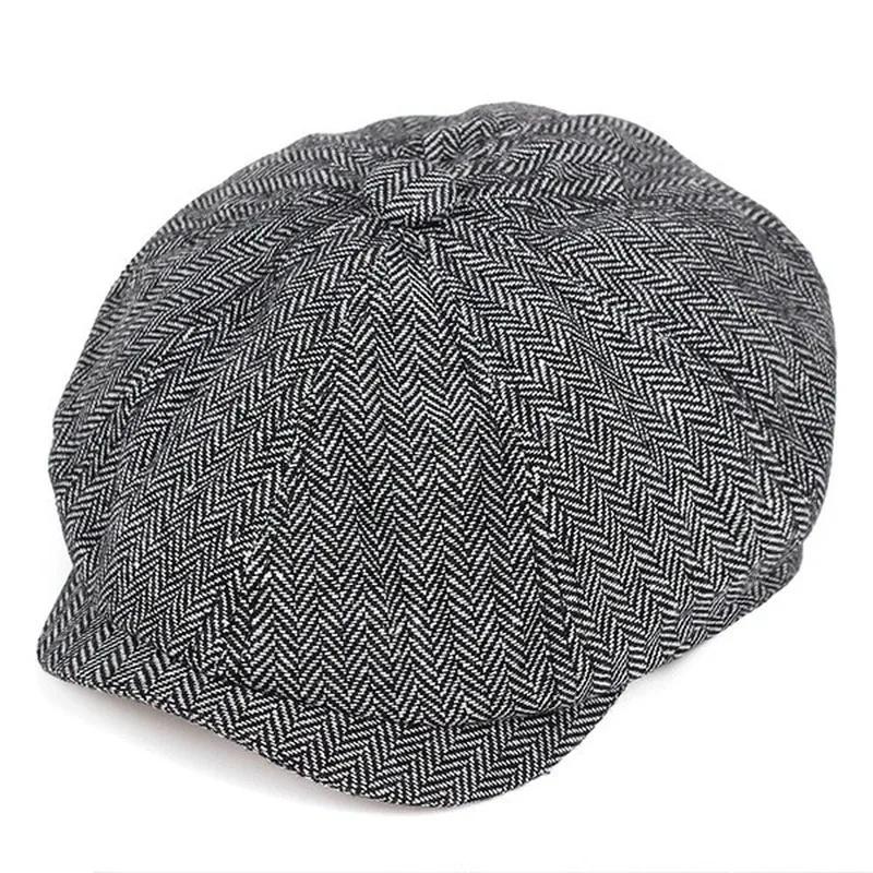 Winter Clothing Accessories - Neue Herren Flat-Top Ivy Gatsby Fahrermütze
