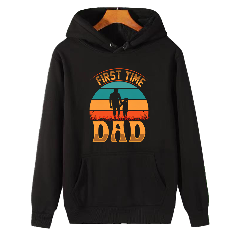 Winter Clothing Essentials For Men - Erstmaliger Vater Vatertag Lustige grafische Kapuzenpullover