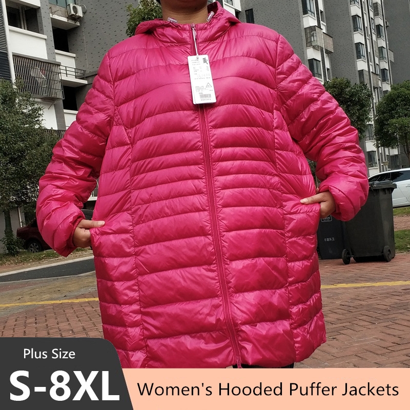 Winter Clothing Design - Plus Size 5XL 6XL 7XL Damen-Pufferjacken