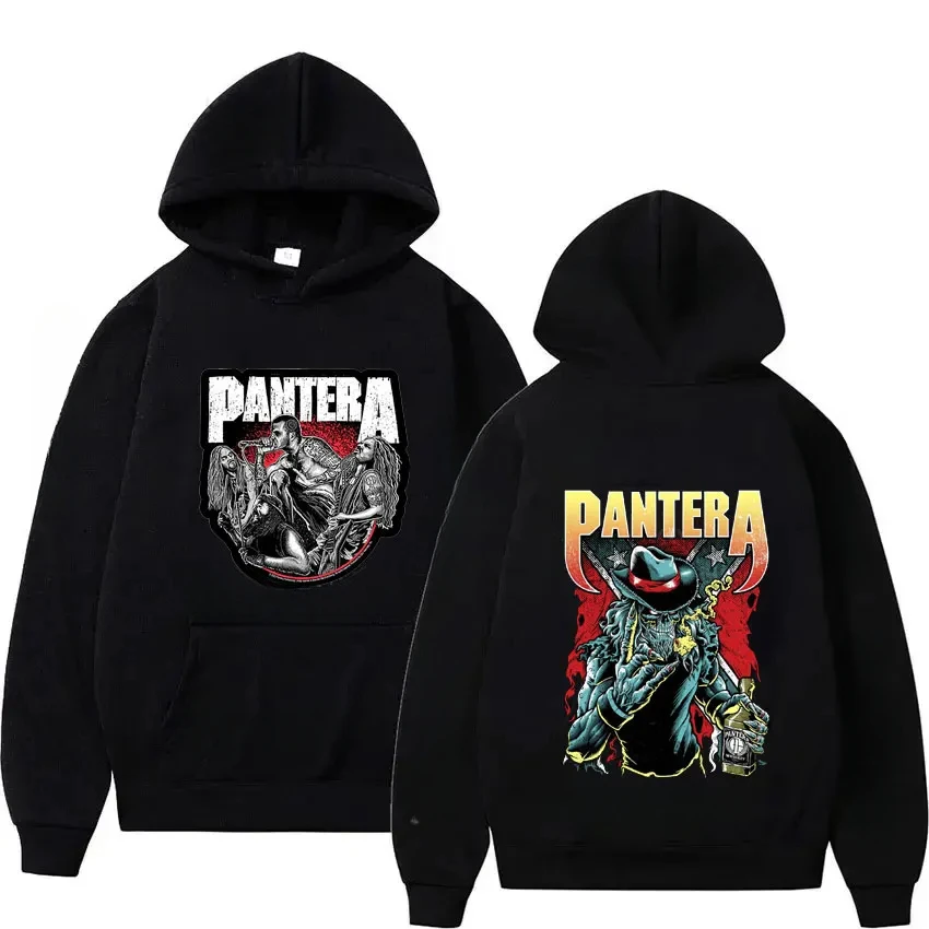 Winter Clothing Essentials For Men - Pantera Hoodie Theme Heavy Metal Band