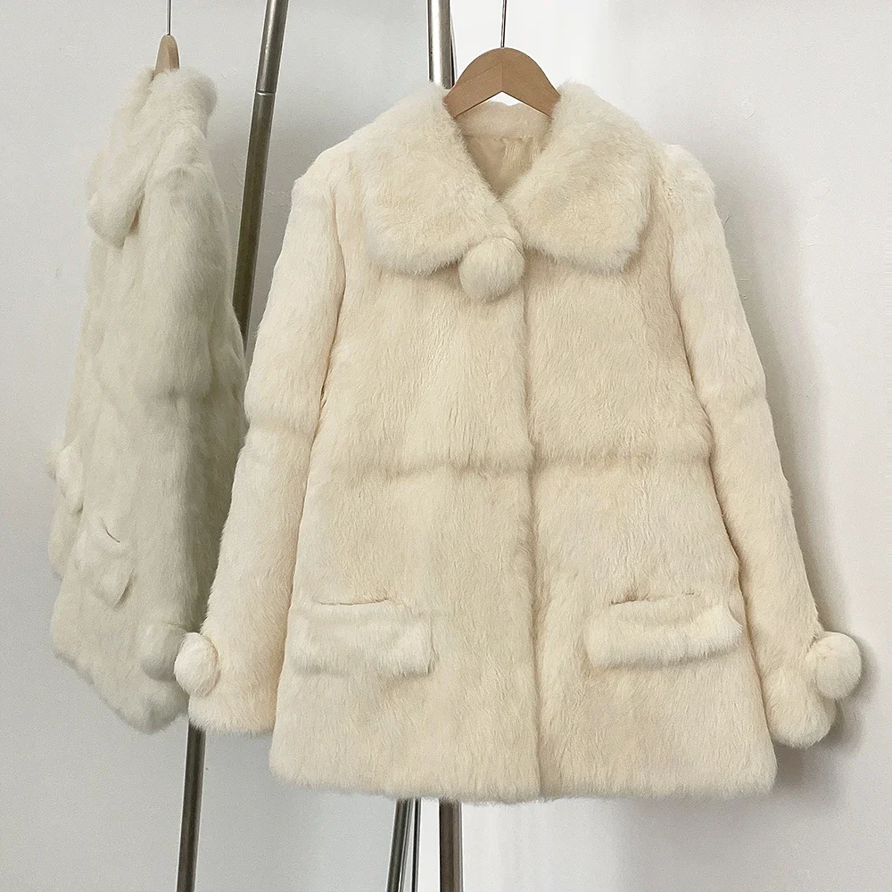 Winter Clothing Wholesale - 2025 echtpelz Jacke Frauen Oberbekleidung Neue