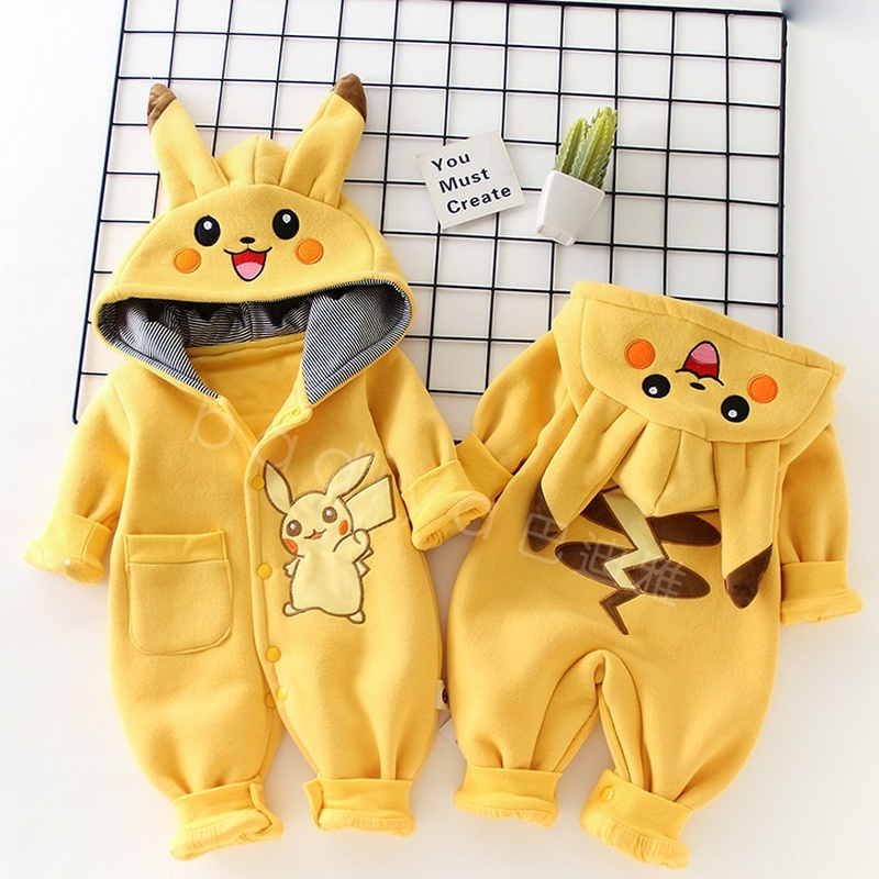 Winter Clothing Japan - Cartoon Pocket Monsters Baby-Pyjama für Neugeborene,