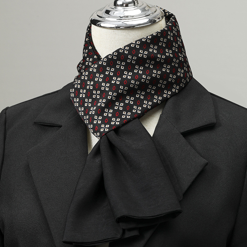 Winter Clothing Stores - Herren-Schal, Halstuch aus Seidenimitat, kleiner quadratischer