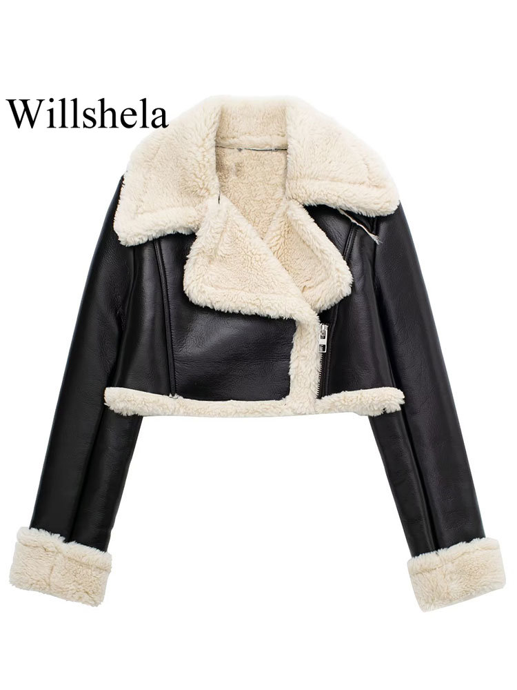 Winter Clothing Design - Willshela Frauen Fashion Solid Front Zipper