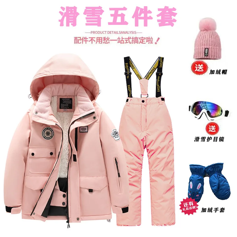 Dick gepolsterte Kinder-Skianz – Ski Pants Waterproof Bewertung und Preis