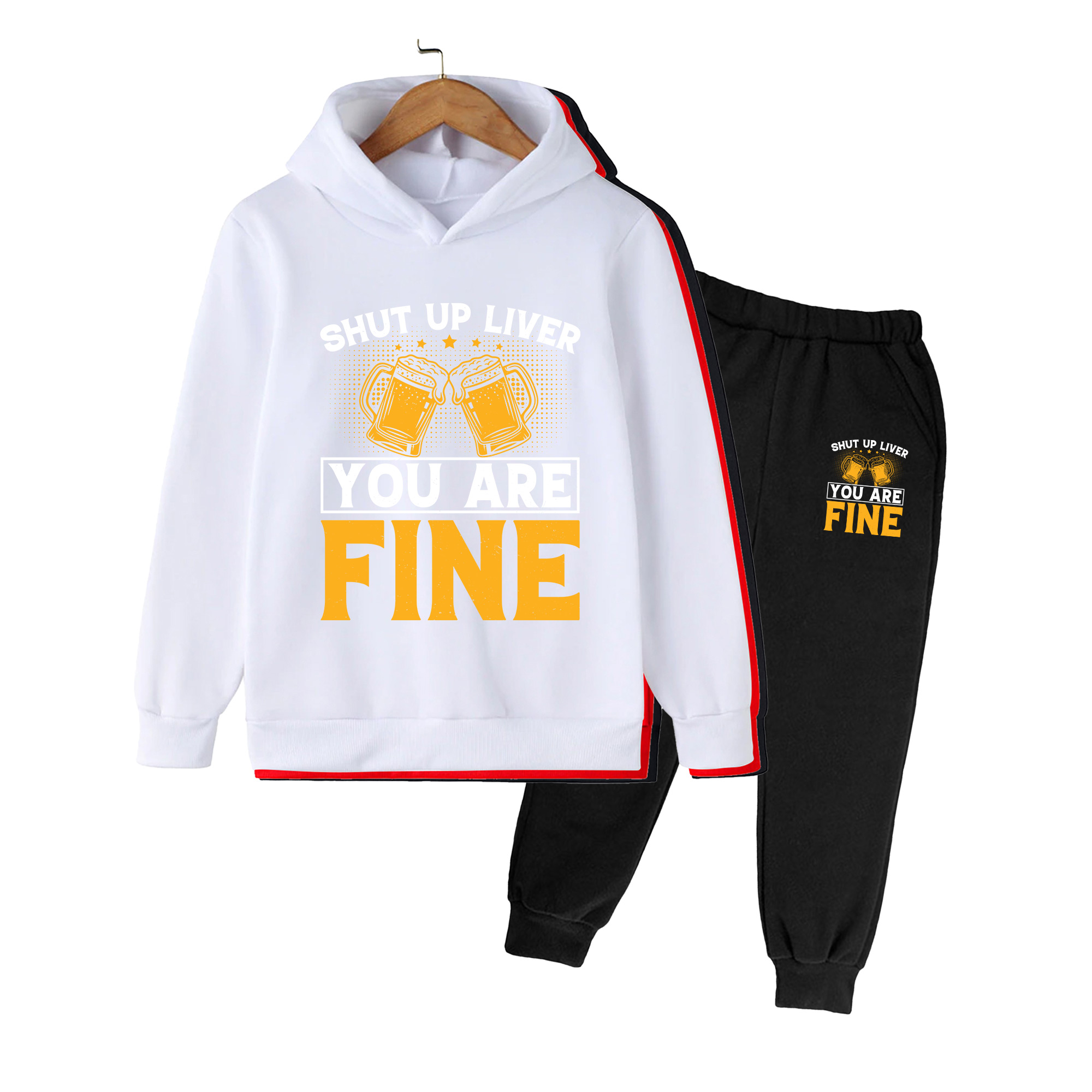 Kinder-Hoodie & Jogginghosen-S – Yellow Winter Clothing Bewertung und Preis