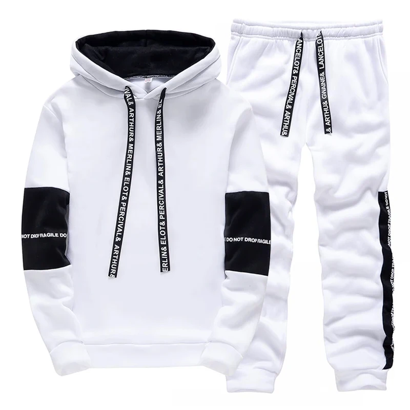 Schwarz-Weißer Herren-Training – Winter Clothing Hoodie Bewertung und Preis