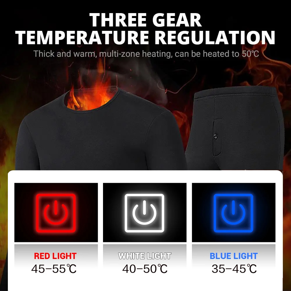 Neue 52-Zahlen beheizte Unterw – Winter Clothing Accessories Bewertung und Preis