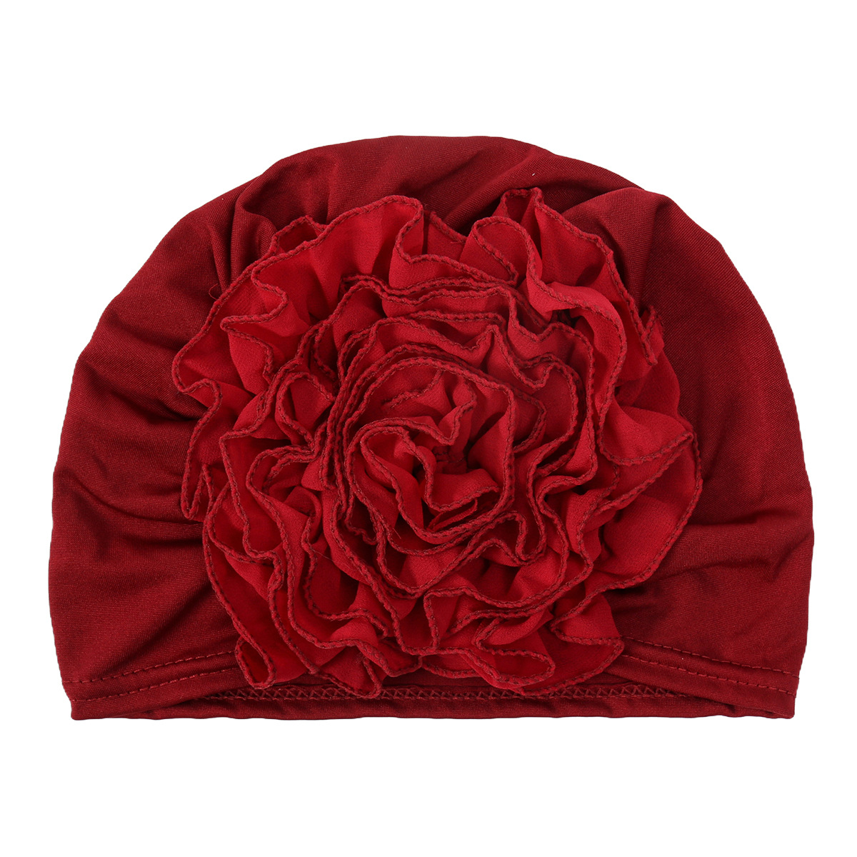 Einfarbige Blume dekoriert Fra – Winter Clothing Accessories Bewertung und Preis