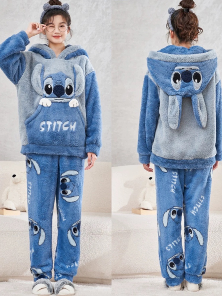 Anime Stich Winter Pyjamas Car – Winter Clothing Japan Bewertung und Preis
