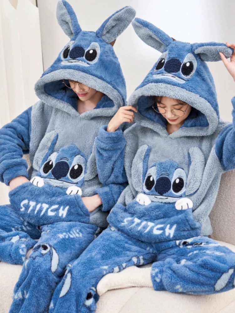 Anime Stich Winter Pyjamas Car – Winter Clothing Japan Bewertung und Preis
