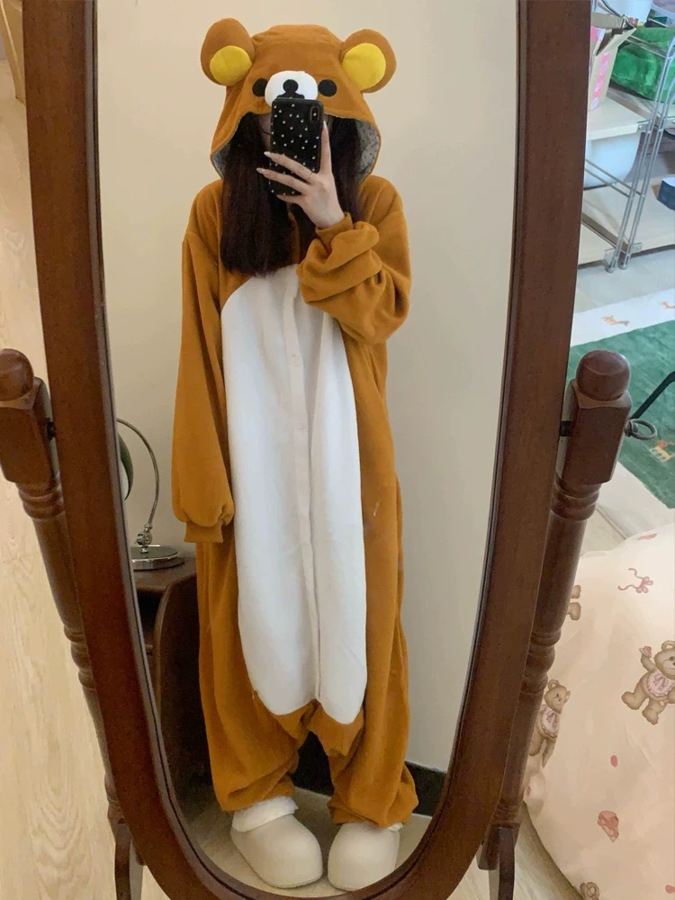 Rilakkuma Kigurumi Onesies Rel – Winter Clothing Outfits Bewertung und Preis