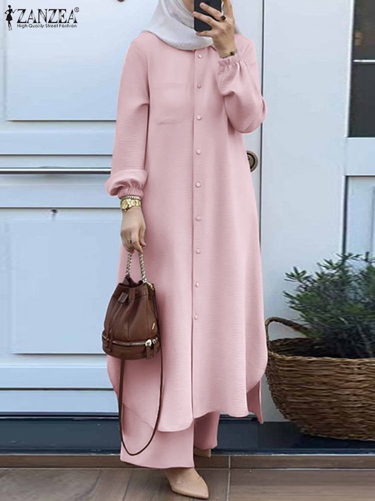 ZANZEA Mode 2 stücke Frauen Mu – Winter Clothing Dubai Bewertung und Preis