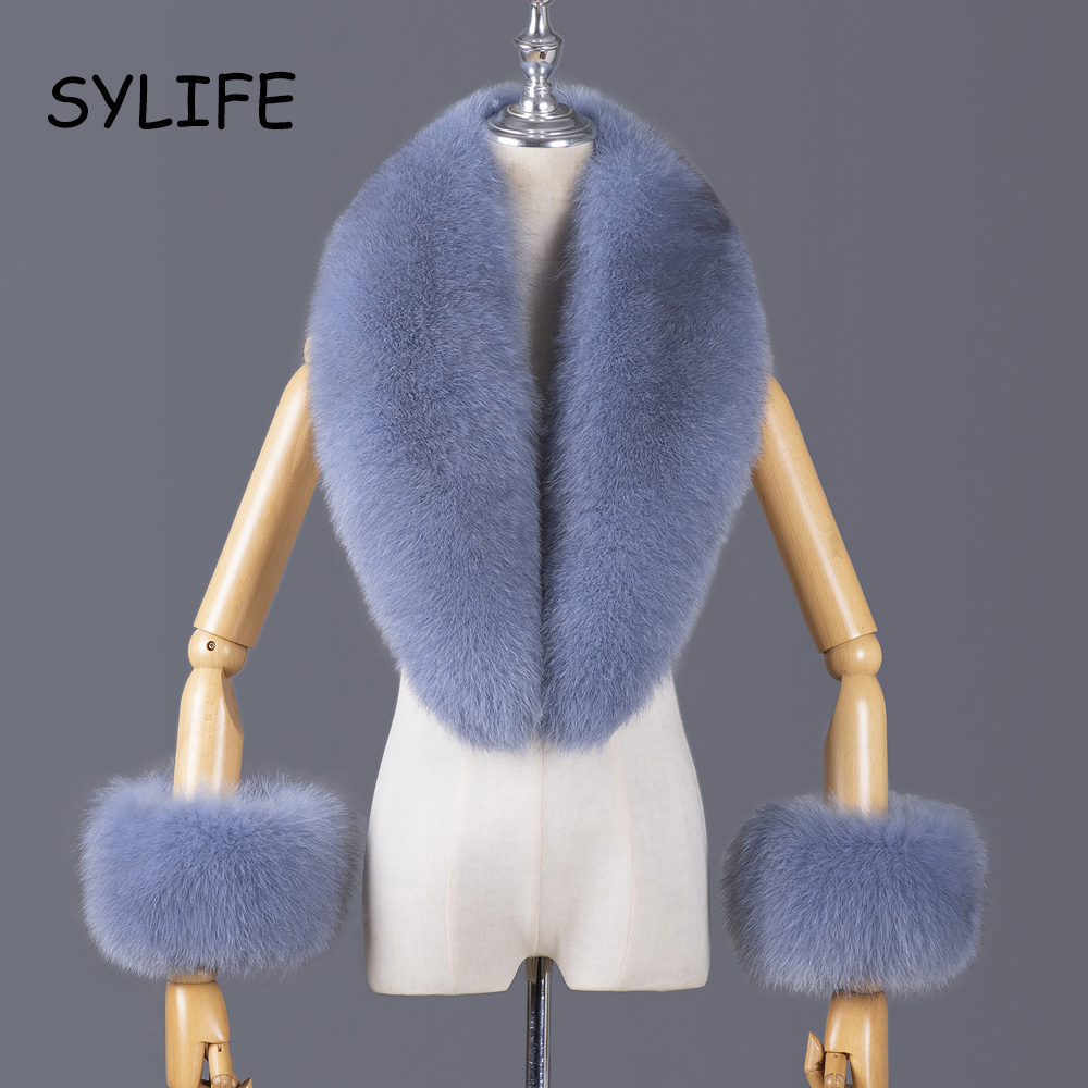 2025 echtem Fuchs Pelz Kragen  – Winter Clothing Design Bewertung und Preis