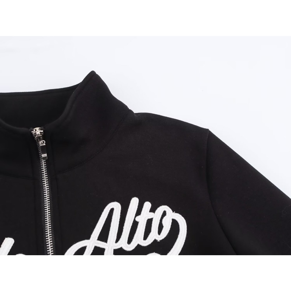 Lässiges schwarzes Varsity-Spo – Winter Clothing Design Bewertung und Preis